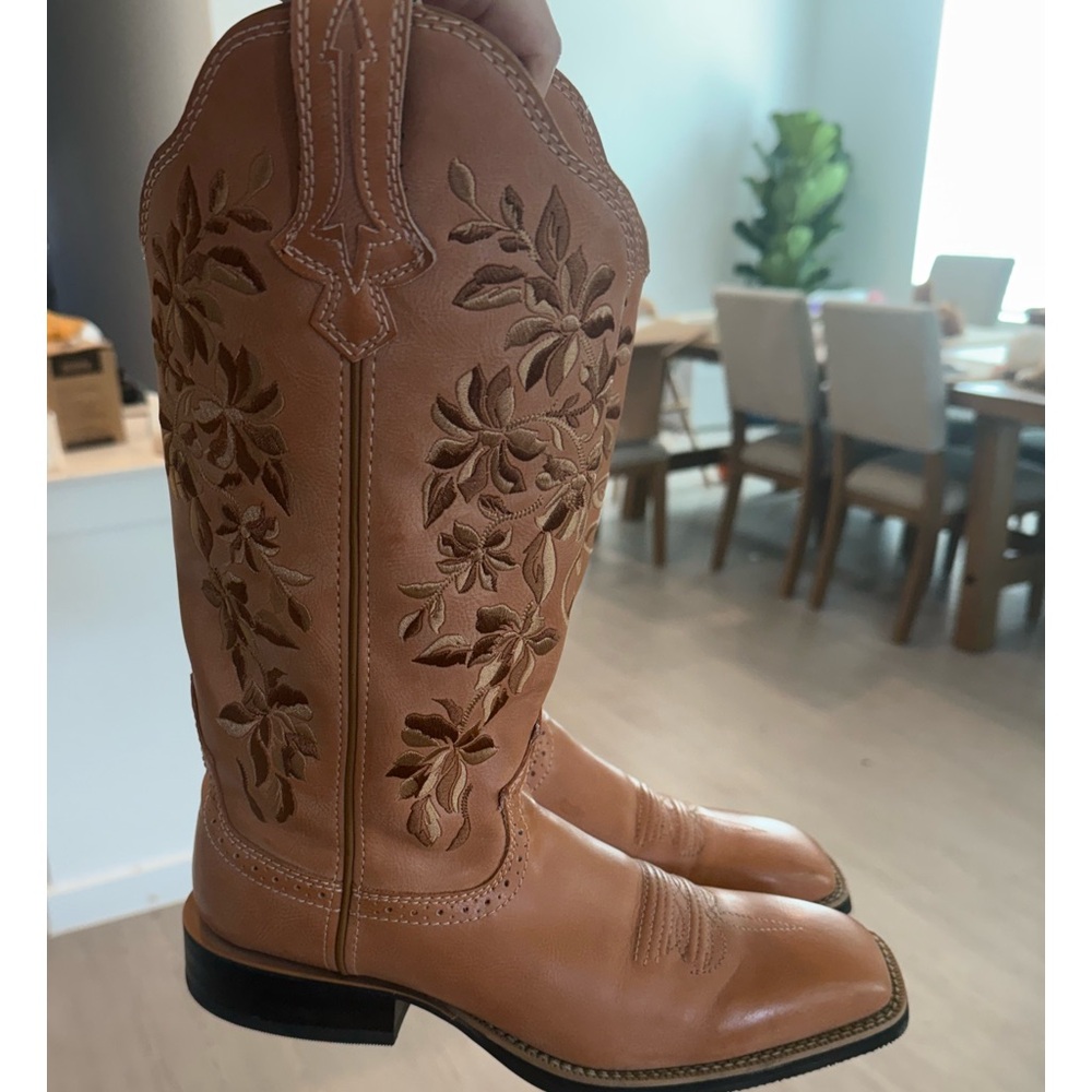 Twisted X Women's 13" Hooey Boot, Wide Square Toe with CellSole, Blush